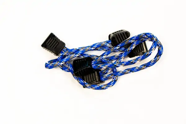Paracord Zipper Pulls 5 Pcs Blue Camo Fishbone Offroad - FB51279-X