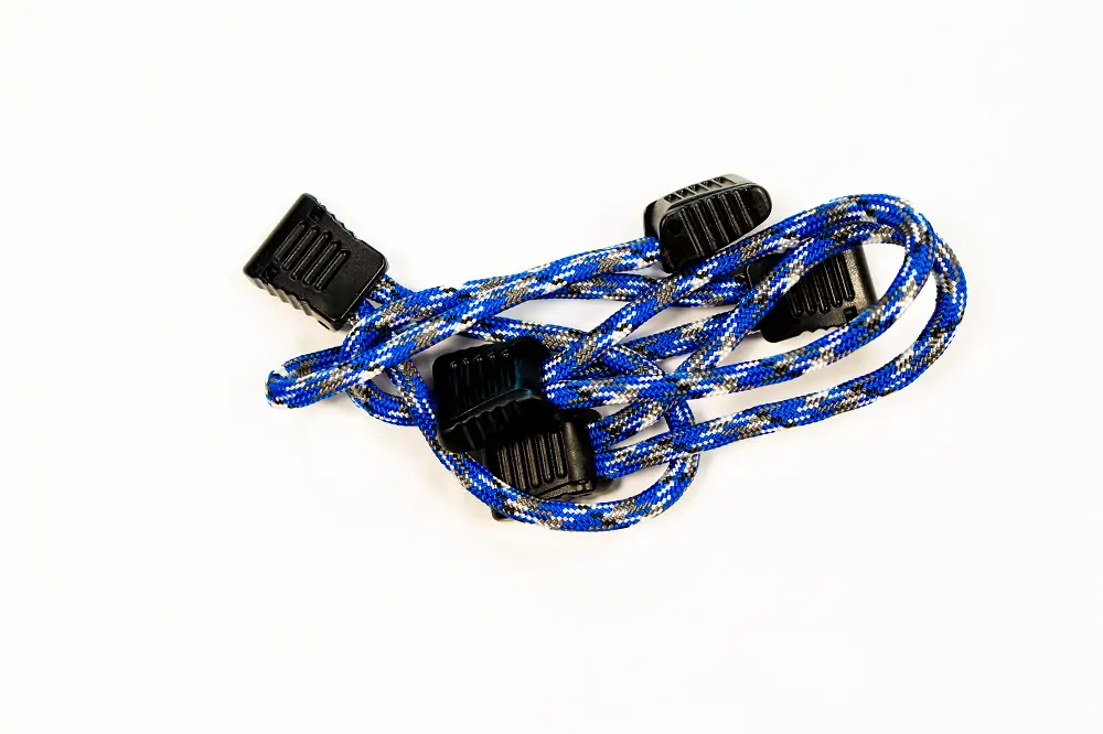 Paracord Zipper Pulls 5 Pcs Blue Camo Fishbone Offroad - FB51279-X