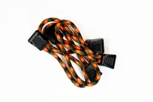 Paracord Zipper Pulls 5 Pcs Orange Camo Fishbone Offroad - FB51279-J