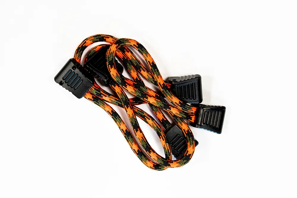 Paracord Zipper Pulls 5 Pcs Orange Camo Fishbone Offroad - FB51279-J