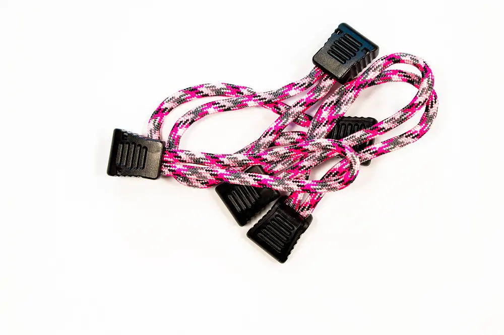 Paracord Zipper Pulls 5 Pcs Pink Camo Fishbone Offroad - FB51279-I