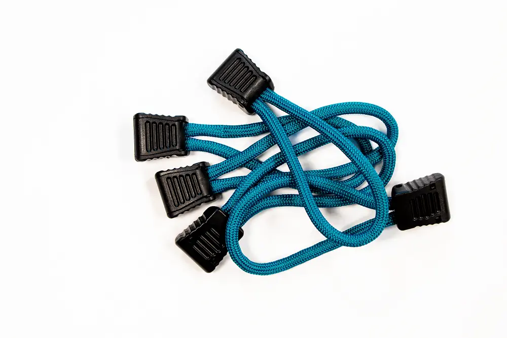 Paracord Zipper Pulls 5 Pcs Teal Fishbone Offroad - FB51279-3