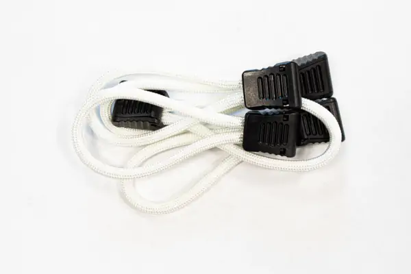 Paracord Zipper Pulls 5 Pcs White Fishbone Offroad - FB51279-W