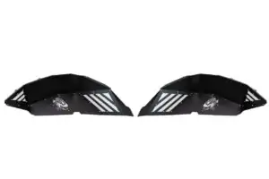 Wrangler Rear Inner Fenders For 18-Up Wrangler Black Powdercoat Fishbone - FB33193R