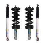 Bilstein 5100 0-2 Front Lift Assembled Coilovers and 0-1 Rear Lift Shocks for 2004-2015 Nissan Titan 4WD