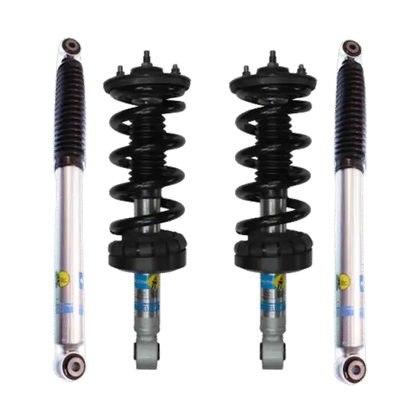 Bilstein 5100 0-2 Front Lift Assembled Coilovers and 0-1 Rear Lift Shocks for 2004-2015 Nissan Titan
