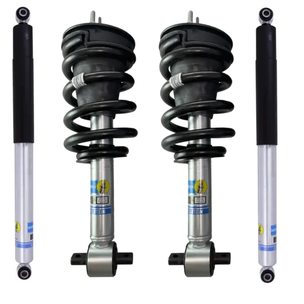 Bilstein B8 5100 RHA 0-1.1 Front Assembled Coilovers with 0-1 Rear Lift Shocks For 2019-2023 GMC Sierra 1500 (AT4 only)