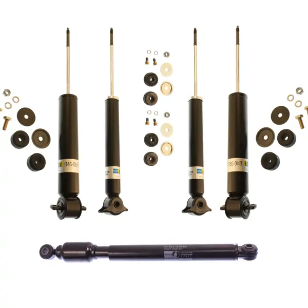 Bilstein B4 OE Replacement Front and Rear Shocks with Steering Stabilizer for 1986-1987 Mercedes-Benz 300SDL 2WD