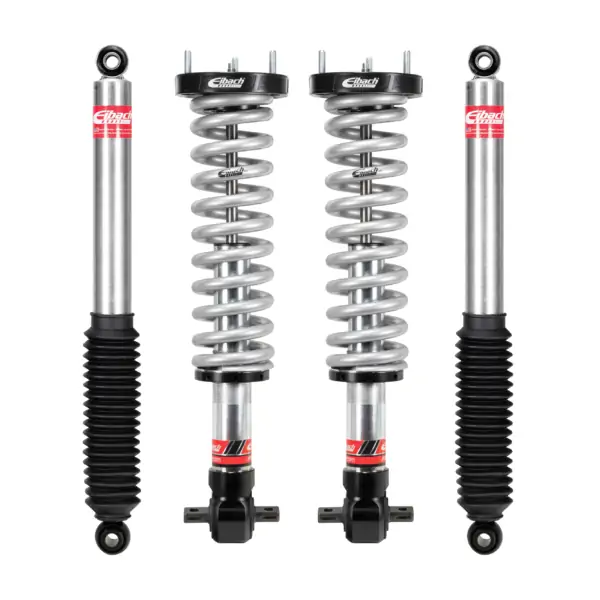 Eibach Stage 2 Pro-Truck-Lift 0-2.0 Front and 0-1.5 Rear for 2020-2021 Chevrolet Silverado 1500