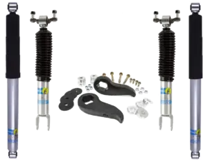 ReadyLift 2" Levelling Kit with Bilstein 5100 Front Shocks and Bilstein 5100 0-1" Rear Lift Shocks for 2020-2022 Chevy GMC 3500HD
