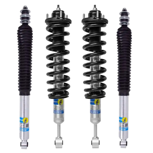 Bilstein 5100 0-0.85 Lift Front Assembled Coilovers with OE Springs and 0-1 Rear Lift Shocks for 2005-2015 Toyota Tacoma