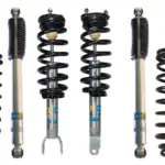 Bilstein 5100 0-2.75 Front Assembled Coilovers with 0-1 Rear Lift Shocks and 1 Rear Lift Coils for 2019-2024 Ram 1500 Classic 4WD
