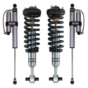 Bilstein 6112 0-2.5 Front Assembled Coilovers with B8 5160 0-2 Rear Lift Shocks for 2021-2023 Ford F-150 4WD 3.5L or 2.7L