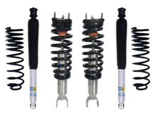 Bilstein 6112 0.6-2.6 Front Lift Assembled Coilovers with Rear 5100 Shocks and 1.5 ICON Coils for 2019-2023 Ram 1500 2WD-4WD