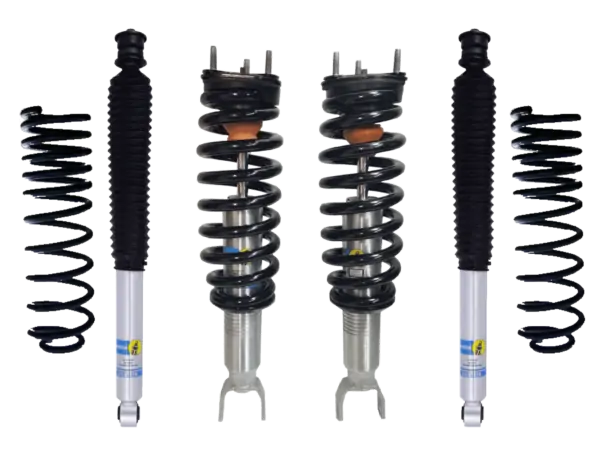 Bilstein 6112 0.6-2.6 Front Lift Assembled Coilovers with Rear 5100 Shocks and 1.5 ICON Coils for 2019-2023 Ram 1500 2WD-4WD