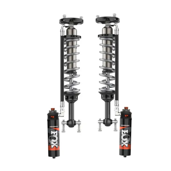 Fox 2.5 Perf Elite Series 1.5-2 Front Lift Reservoir Adjustable Coilovers for 2021-2024 Ford F-150 RWD