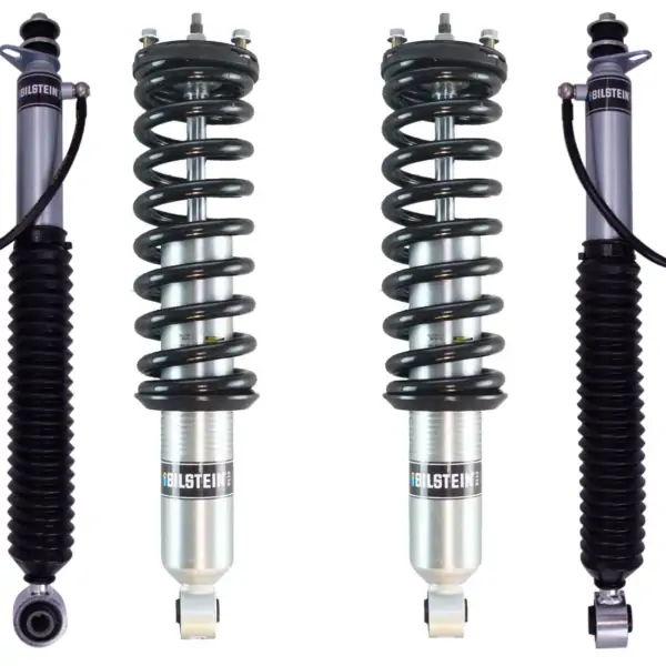 Bilstein 6112 1.5-2.6 Medium Duty(150-200lbs) Assembled Front Coilovers and B8 5160 0-2 Rear Lift Shocks for 2010-2024 Toyota 4Runner