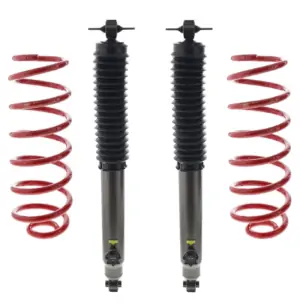 KYB JAOS 2 Rear Lift adjustable compression shocks with Coils for 2010-2014 Toyota FJ Cruiser