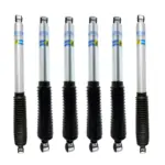 Bilstein 5100 2-2.5 Quad Front and 0-1 Rear Lift Shocks for 1999-2004 Ford F-250-F-350 Super Duty 4WD