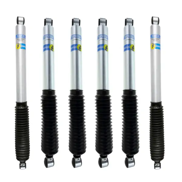 Bilstein 5100 2-2.5 Quad Front and 0-1 Rear Lift Shocks for 1999-2004 Ford F-250-F-350 Super Duty 4WD