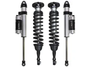 ICON 0-3 Lift Front Coilovers with 0-1.5 inch Rear Lift PBR Shocks for 2007-2021 Toyota Tundra