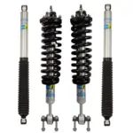 Bilstein 5100 0-2 Lift Front Coilovers with OE Replacement Coils and 0-1 Rear Lift Shocks for 2021-2022 Ford F-150