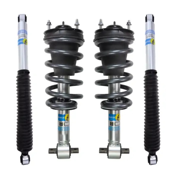Bilstein 5100 4-6 Front Lift Assembled Coilovers with OE coils and 4 Rear Lift Shocks for 2007-2013 Chevy-GMC Silverado-Sierra 1500