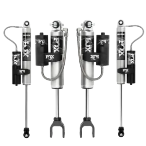 FOX Performance 2.0 Reservoir 1.5-3.5 Front and Rear Lift Reservoir Shocks for 2011-2019 Chevy GMC 2500 3500