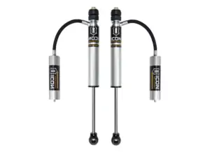 ICON V.S. 2.0 Aluminum Series 0-1 Rear Lift Remote Reservoir Shocks for 2024 Toyota Tacoma