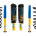 Bilstein 4600 Front Assembled Coilovers, OE Replacement Coils with Rear Shocks and Rear Coils for 2005-2009 Saab 9-7x