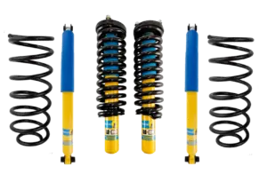 Bilstein 4600 Front Assembled Coilovers, OE Replacement Coils with Rear Shocks and Rear Coils for 2005-2009 Saab 9-7x
