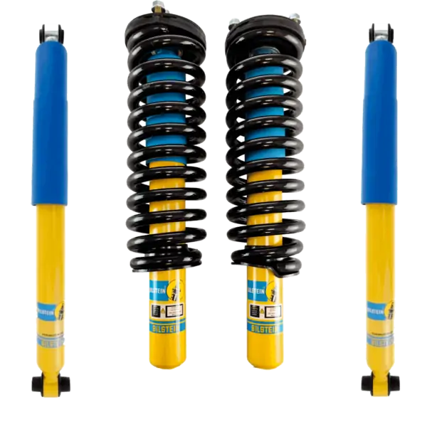 Bilstein 4600 Front Assembled Coilovers with OE Replacement Coils and Rear Shocks for 2003-2008 Isuzu Ascender