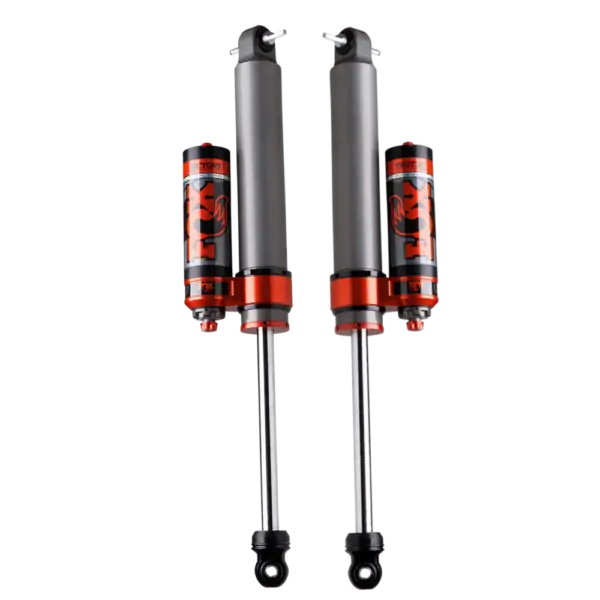 Fox Race 2.5 Internal Bypass Reservoir Adjustable 2.5-4 Rear Lift Shocks for 2007-2018 Jeep Wrangler JK
