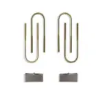MaxTrac 2" Lowering Blocks with U-Bolts for 1982-2004 S10/Sonoma or 1982-1997 Blazer/Jimmy-430020