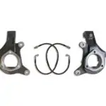 MaxTrac 3" Lift Spindles with Brake Lines for 2007-2016 Silverado/Sierra 1500 2WD and 2007-2014 GM SUV 2WD-701330BL