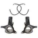 MaxTrac 5" Lift Spindles with Brake Lines for 2016-2018 Silverado/Sierra 1500 2WD or 2015-2020 GM SUV 2WD-701550