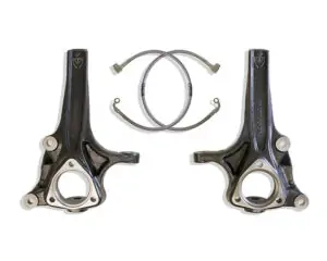 MaxTrac 4" Lift Spindles with Brake Lines for 2019-2024 RAM 1500 6-Lug 2WD-702740