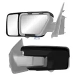 K-Source 81860 Snap & Zap Clip-On Towing Mirror Set for 2021-2024 Ford F-150 - Driver & Passenger Side