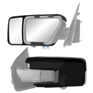 K-Source 81860 Snap & Zap Clip-On Towing Mirror Set for 2021-2024 Ford F-150 - Driver & Passenger Side