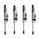 MaxTrac Front & Rear Vulcan Series Reservoir Shocks – 2.5"-3" Lift Height for 2007-2018 Jeep JK Wrangler-889730VR