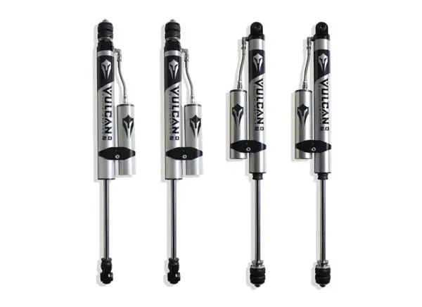MaxTrac Front & Rear Vulcan Series Reservoir Shocks – 2.5" Lift Height for 2014-2024 RAM 2500 4WD-947225VR