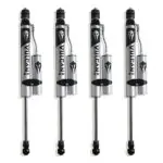 MaxTrac Front & Rear Vulcan Series Reservoir Shocks – 4" Lift Height for 2014-2024 RAM 2500 4WD-947240VR