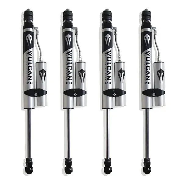 MaxTrac Front & Rear Vulcan Series Reservoir Shocks – 8" Lift Height for 2014-2024 RAM 2500 4WD (Without Factory Rear Air Ride)-947280VR