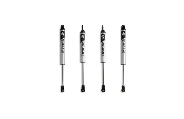 MaxTrac Front & Rear Vulcan Series IFP Shocks – 4" Lift Height for 2013-2024 RAM 3500 4WD (Without Factory Rear Air Ride)-947340V