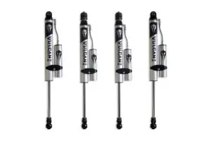 MaxTrac Front & Rear Vulcan Series Reservoir Shocks – 4″ Lift Height for 2013-2024 RAM 3500 4WD without Factory Rear Air Ride-947340VR
