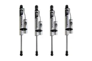 MaxTrac Front & Rear Vulcan Series Reservoir Shocks – 6″ Lift Height for 2013-2024 RAM 3500 4WD without Factory Rear Air Ride-947360VR