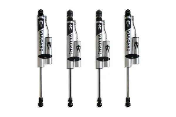 MaxTrac Front & Rear Vulcan Series Reservoir Shocks – 6″ Lift Height for 2013-2024 RAM 3500 4WD without Factory Rear Air Ride-947360VR