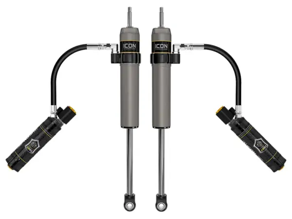 ICON V.S. 2.5 Remote Reservoir 0-1 Rear Lift Shocks w-CDCV for 2014 Toyota Tacoma