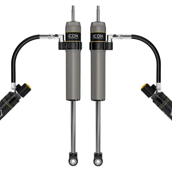 ICON V.S. 2.5 Remote Reservoir 0-1 Rear Lift Shocks w-CDCV for 2014 Toyota Tacoma