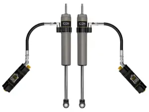 ICON V.S. 2.5 Remote Reservoir 0-1 Rear Lift Shocks w-CDCV for 2014 Toyota Tacoma